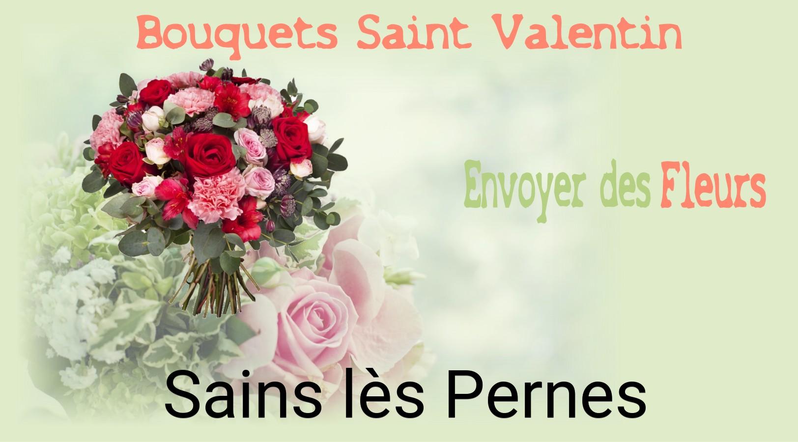 Roses de Saint-Valentin livrées à Sains-lès-Pernes